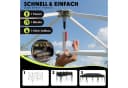 HOMALL Faltpavillon 3x3/3x6 m wasserdicht mit Seitenteilen Bild 4