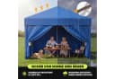 GUNJI Faltpavillon Pop Up Partyzelt 3x3m/3x6m blau wasserdicht Bild 5