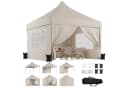 HOMALL Pavillon 3x6m Beige/Grau Bild 2