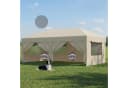 HOMALL Faltpavillon Beige Höhenverstellbar mit UV-Schutz Bild 2