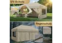 HOMALL Faltpavillon Beige Höhenverstellbar mit UV-Schutz Bild 3