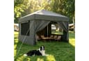 HOMALL Faltpavillon 3x3/3x6 m Gartenpavillon Pop Up Pavillon Bild 2