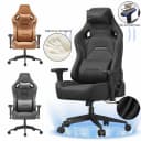 Devoko Gaming-Stuhl Luxuriöser Wildlederimitat Ergonomisch & Großzügigem Sitz Bild 2