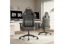 Devoko Gaming-Stuhl Luxuriöser Wildlederimitat Ergonomisch & Großzügigem Sitz Bild 1