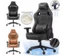 Devoko Gaming-Stuhl Luxuriöser Wildlederimitat Ergonomisch & Großzügigem Sitz Bild 2