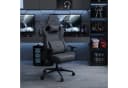 Devoko Gaming-Stuhl Luxuriöser Wildlederimitat Ergonomisch & Großzügigem Sitz Bürostuhl Atmungsaktiver Stoff Memory-Schaum Leiseroller Gaslift Stufe 4 Bild 1