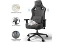 Devoko Gaming-Stuhl Luxuriöser Wildlederimitat Ergonomisch & Großzügigem Sitz Bürostuhl Atmungsaktiver Stoff Memory-Schaum Leiseroller Gaslift Stufe 4 Bild 2