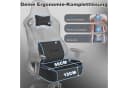Devoko Gaming-Stuhl Luxuriöser Wildlederimitat Ergonomisch & Großzügigem Sitz Bürostuhl Atmungsaktiver Stoff Memory-Schaum Leiseroller Gaslift Stufe 4 Bild 3