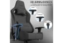 Devoko Gaming-Stuhl Luxuriöser Wildlederimitat Ergonomisch & Großzügigem Sitz Bürostuhl Atmungsaktiver Stoff Memory-Schaum Leiseroller Gaslift Stufe 4 Bild 4