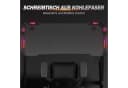 HOMALL Gamingtisch LED Gaming Tisch, RGB-Lichtleiste, Z-förmige Tischbeine Bild 4