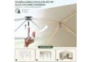 HOMALL Höhenverstellbarer Faltpavillon Beige mit UV-Schutz 50+ Bild 3