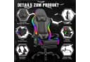 HOMALL Gaming-Stuhl mit LED, Ergonomisch, Fußstütze, Massage Bild 3
