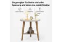 SEHAUSEU Beistelltisch Couchtisch Nachttisch Weiß Bild 5