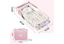 SEHAUSEU Kuschelnest Babykokon Rosa mit Matratze und Kissen Bild 1