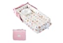 SEHAUSEU Kuschelnest Babykokon Rosa mit Matratze und Kissen Bild 2