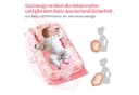 SEHAUSEU Kuschelnest Bettnestchen Babylounge Rosa mit Decke und Kissen Bild 3