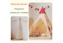 SEHAUSEU Spielzelt Tipi-Zelt Kinderzelt mit Bodenmatte Bild 3