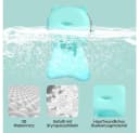 SEHAUSEU Babybadewanne faltbar mit Thermometer, Haarwaschbecher, verstellbarem Kissen-Matratze Bild 5