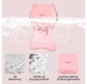 SEHAUSEU Babybadewanne faltbar mit Thermometer, Haarwaschbecher, verstellbarem Kissen Bild 5