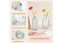 SEHAUSEU Dekovase Vase aus Glas Blumenvase Set 16 St in 16 unterschiedlichen Formen Bild 3