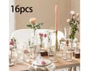 SEHAUSEU Dekovase Vase aus Glas Blumenvase Set 16 St in 16 unterschiedlichen Formen Bild 4