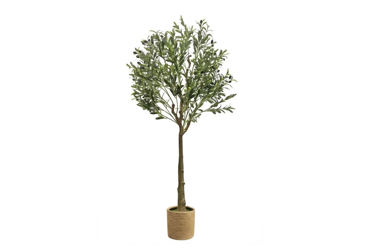 Kunstbaum Kunstpflanzen groß Olivenbaum künstliche Pflanze 150 cm/180 cm SEHAUSEU - Bild 2
