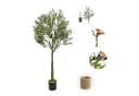 Kunstbaum Kunstpflanzen groß Olivenbaum künstliche Pflanze 150 cm/180 cm SEHAUSEU Bild 3