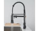 SEHAUSEU Küchenarmatur Wasserhahn Schwarz/Silber Edelstahl Bild 2