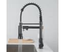 SEHAUSEU Küchenarmatur Wasserhahn Schwarz/Silber Edelstahl Bild 5