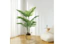 SEHAUSEU Künstliche Palme 120 cm Grün mit Bambuskorb Bild 4