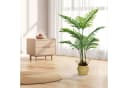 SEHAUSEU Künstliche Palme 120 cm Grün mit Bambuskorb Bild 5