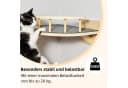 SEHAUSEU Katzen-Kletterwand 4-tlg. Beige mit Liegeschale Bild 4