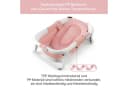 SEHAUSEU Babybadewanne mit Gestell Rosa Grau Bild 4