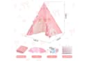 SEHAUSEU Spielzelt Tipi-Zelt Kinderzelt mit Bodenmatte Rosa/Blau Bild 1