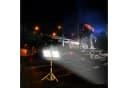Clanmacy LED Flutlichtstrahler 200W mit Stativ IP66 Schwarz/Gelb Bild 5