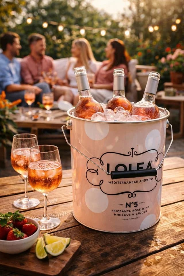 Mixcompany Lolea Sangria No.5 Flaschenkühler Rosa