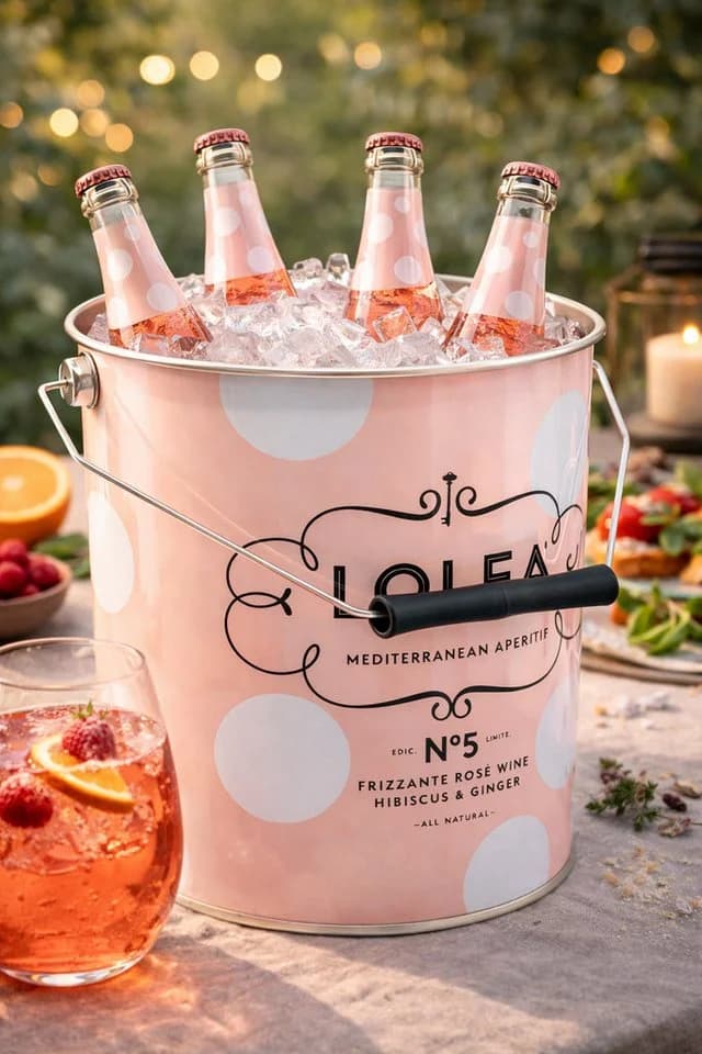Mixcompany Lolea Sangria No.5 Flaschenkühler Rosa - Bild 2