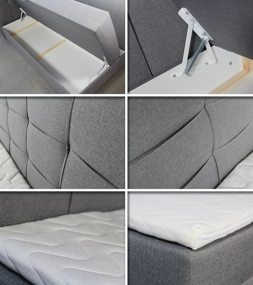 Sofnet Boxbett Best mit Bettkästen und Bonnell-Matratze - Bild 4