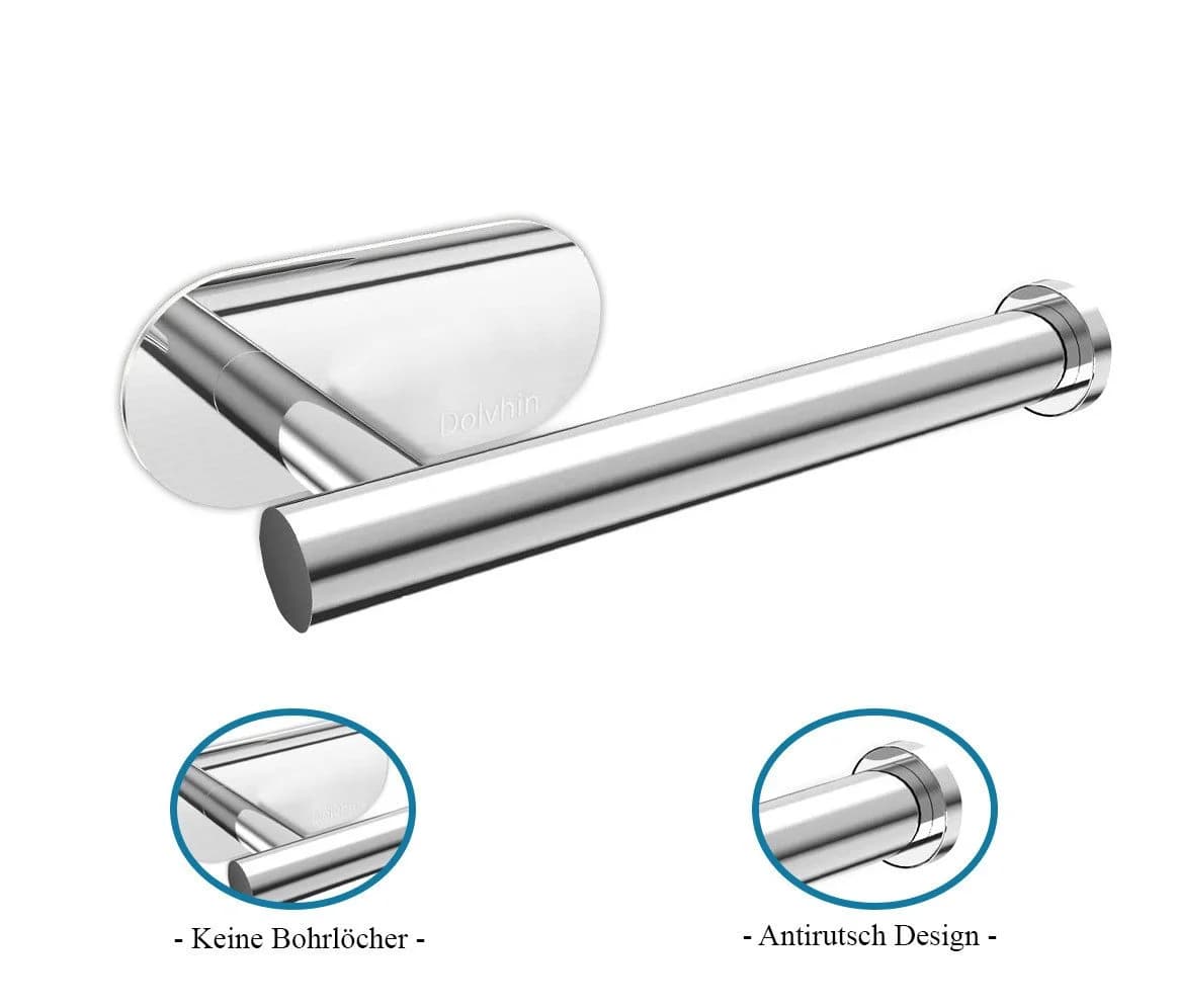 Edelstahl Toilettenpapierhalter - Schlicht und Elegant - Bild 4