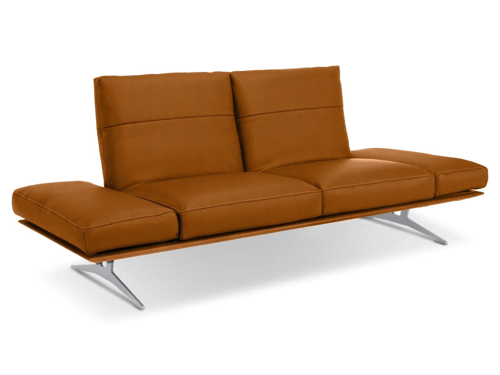 KOINOR FENDO 2,5-Sitzer Sofa Leder Happy Nickel