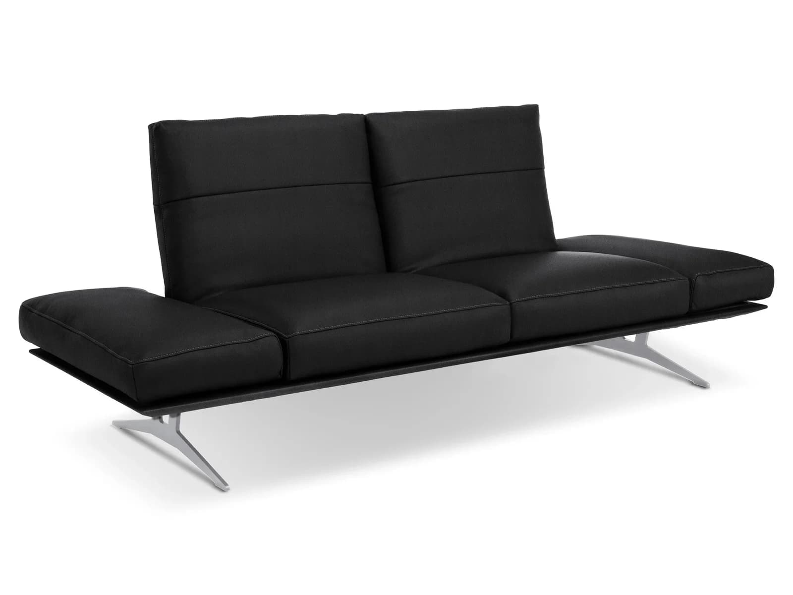 KOINOR FENDO 2-Sitzer Sofa Leder Happy Nickel