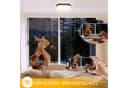 Clanmacy LED Wandleuchte 2er Set Schwarz/Weiß IP54 Wasserdicht Bild 3
