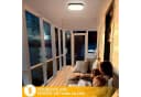 Clanmacy LED Wandleuchte 2er Set Schwarz/Weiß IP54 Wasserdicht Bild 4