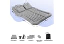 Clanmacy Luftbett Auto Luftbett Aufblasbare mit 12V Pumpe 178 x 126 x 13cm grau Bild 1