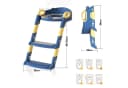Clanmacy Toilettentrainer mit Treppe Blau Bild 1