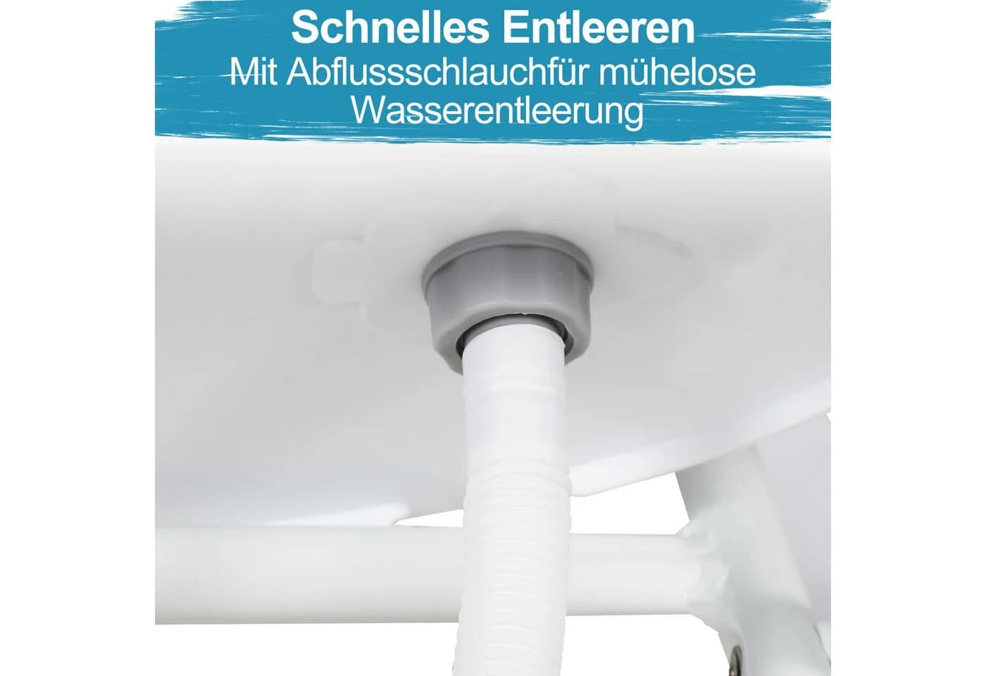 Clanmacy Faltbare Babybadewanne mit Ständer & Temperaturanzeige - Bild 4