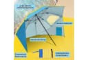 Clanmacy Sonnenschirm Strandschirm UV50+ Blau Pop-up Bild 5