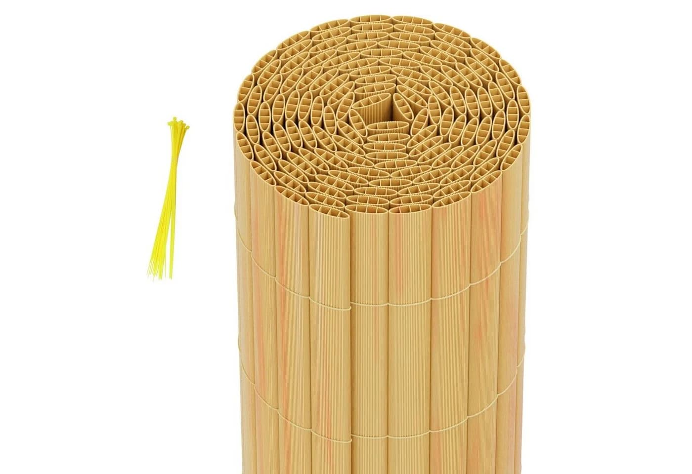 Clanmacy PVC Sichtschutzmatte UV-beständig Wasserdicht Balkonsichtschutz - Bild 2