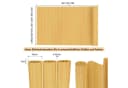 Clanmacy PVC Sichtschutzmatte UV-beständig Wasserdicht Balkonsichtschutz Bild 3