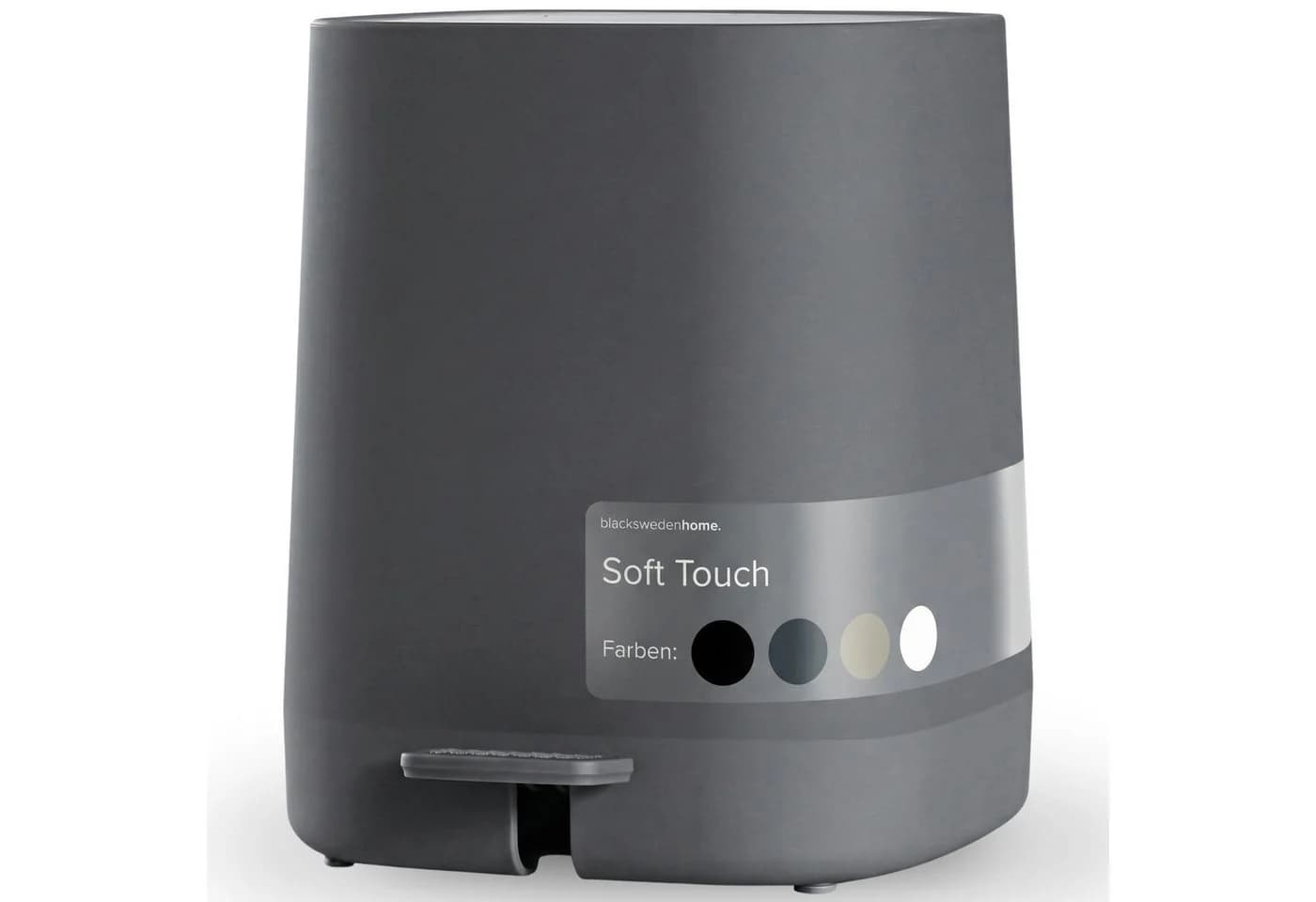 blackswedenhome Mülleimer Bad 5L Softclose Grau - Bild 2